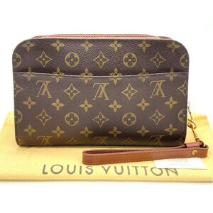Louis Vuitton Monogram Orsay Clutch bag W/Dustbag lux216-092425